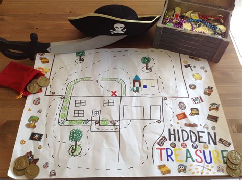 Pirate Treasure Hunt - Preschool Activity - Kids Activity | Kids Crafts