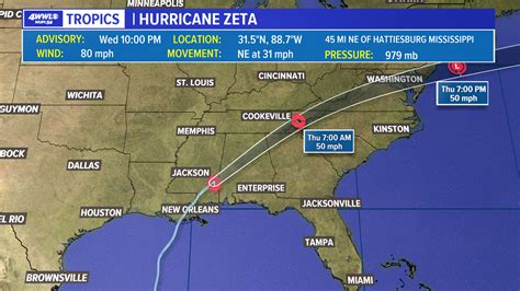 Hurricane Zeta Expected To Impact Louisiana Coast By Midday