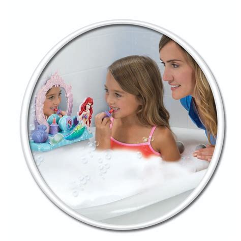 4x3.9x5.2 toys have a sealed hole to keep water out; Disney Princess Ariel Bath Vanity Set - Smyths Toys ...