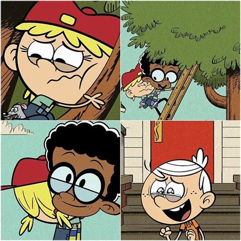 Clyde Helping Lana Down From The Tree And Lincoln Was So Proud For What He Did Theloudhouse