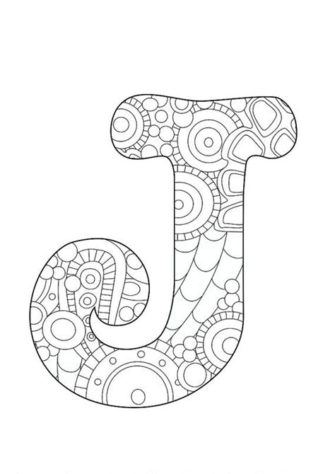 Color the j words coloring page. Letter J Funky by ColorMeCrispy on Etsy | Coloring letters ...