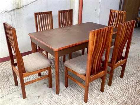 Seater Antique Narra Dining Table Set Furniture Home Living