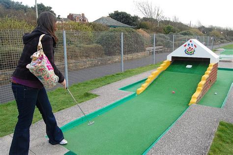 You are invited to join us for free and take advantage of all the benefits we provide other golfers just like you! Mini golfing! | Mini golf near me, Golf trolley, Crazy golf