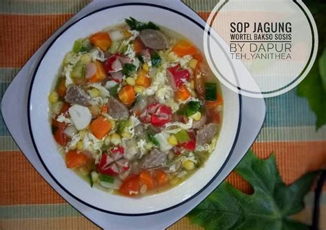 Maybe you would like to learn more about one of these? Resep Sop Jagung Wortel Bakso Sosis oleh Teh Yanithea ...
