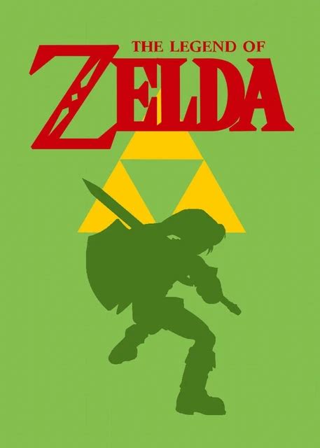 Ocarina Of Time The Legend Of Zelda Video Game Poster Retro Canvas