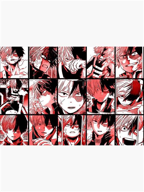 Todoroki Shoto Collage Mask For Sale By Angellinx3 Redbubble
