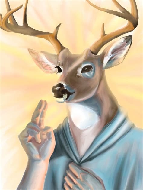 Deer God By Aubrace On Deviantart