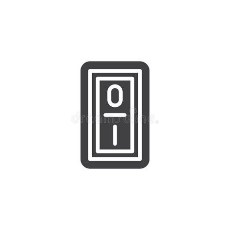 Power On Switch Button Vector Icon Stock Vector Illustration Of