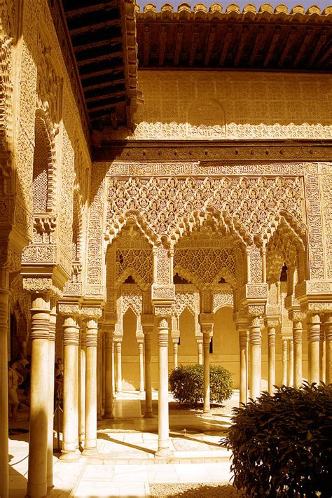 Moorish Architecture In The Nasrid Palaces At The Alhambra