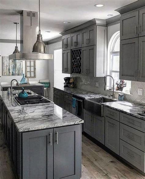 25 Grey Kitchen Ideas Modern Accent Grey Kitchen Design Classic