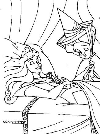Coloring Pages Of Sleeping Beauty Home Design Ideas