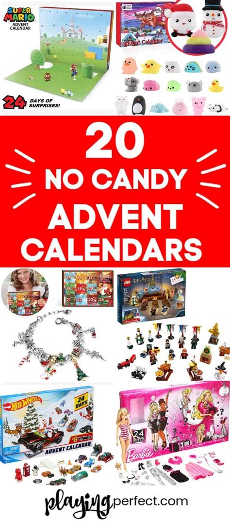 Advent Calendar Ideas No Candy Playing Perfect Candy Advent