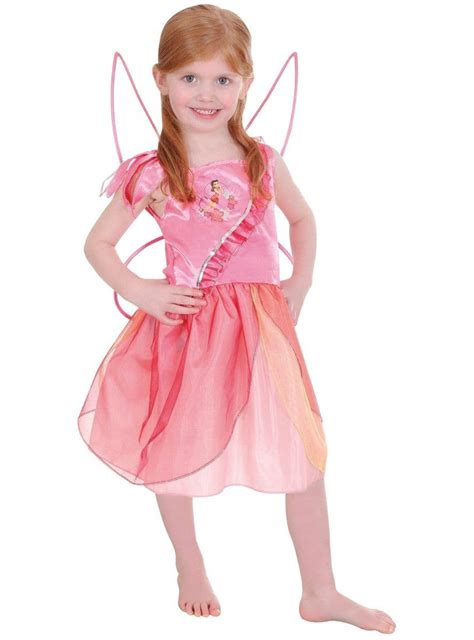 Pink Fairy Rosetta Costume Disney Fairy Costume For Girls