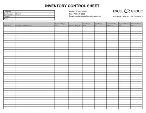 inventory spreadsheet template google sheets db