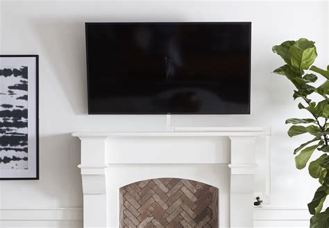 Mounting A Tv Over A Fireplace How Does It Work Echogear