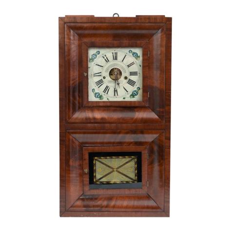 Early 19th Century American Bristol Walnut Case Wall Clock Chairish