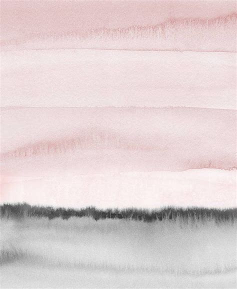 Blush Pink And Gray Print Printable Watercolor Print Pink Etsy Pink
