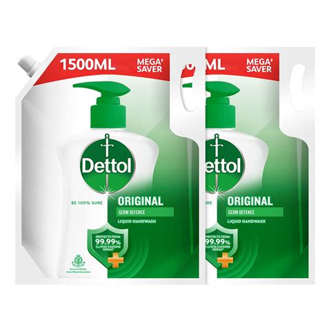 Buy Dettol Liquid Handwash Refill Original Hand Wash 1500ml Germ