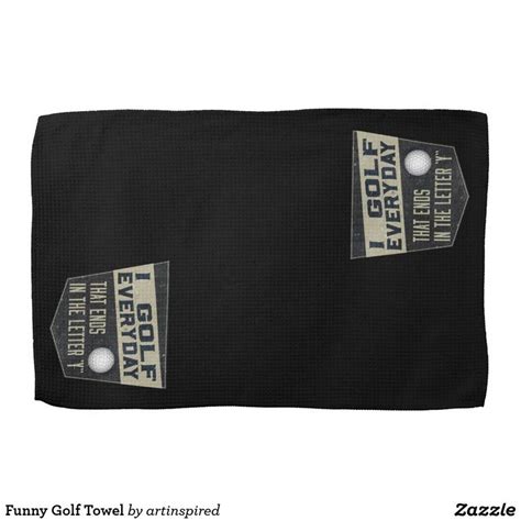 Funny Golf Towel Zazzle Golf Humor Golf Quotes Funny Golf Towels