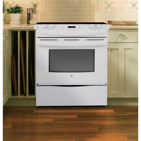 Ge Smooth Surface Self Cleaning Slide In Electric Range White Common