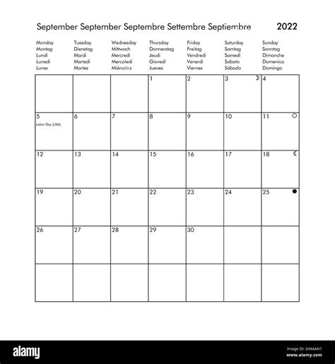 Calendario 2022 Español Fotografías E Imágenes De Alta Resolución Alamy