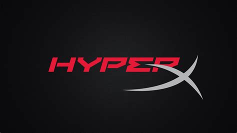 Papel De Parede Hyperx Jogos De Pc Logotipo Fundo Simples Fundo