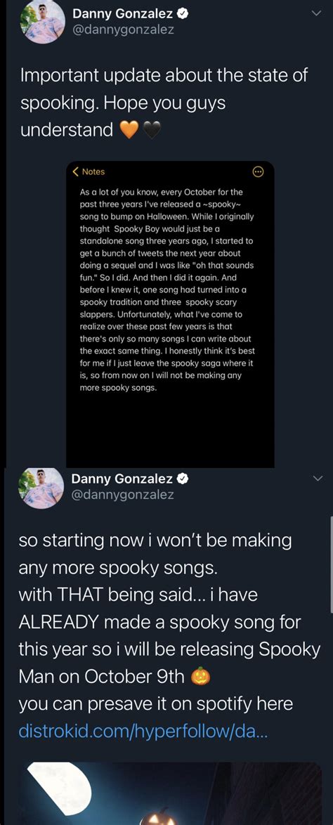 Danny Gonzalezs Spooky Song Update Rdannygonzalez
