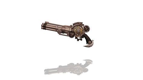 Steampunk Gun 3d Model Cgtrader