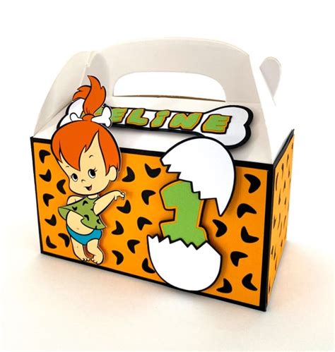 Pebbles Flintstone Gable Treat Boxes This Same Design Can Also Be Made