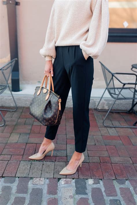 Work Wear Wednesday Loverly Grey Nude Shoes Outfit Casual Shoes