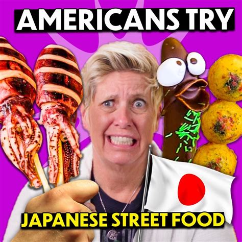 People Vs Food By React Americans Try Japanese Street Food
