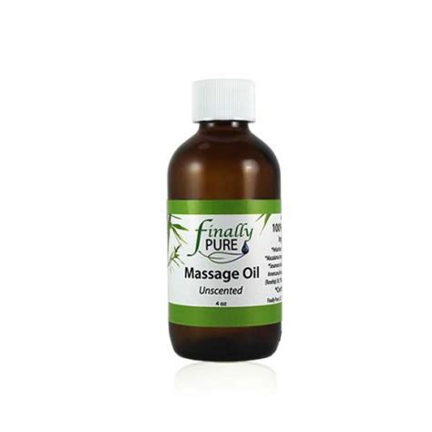 Unscented Massage Oil Finally Pure