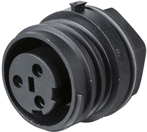 Px0931 03 S Panel Mount Connector 3 Pin Socket At Reichelt