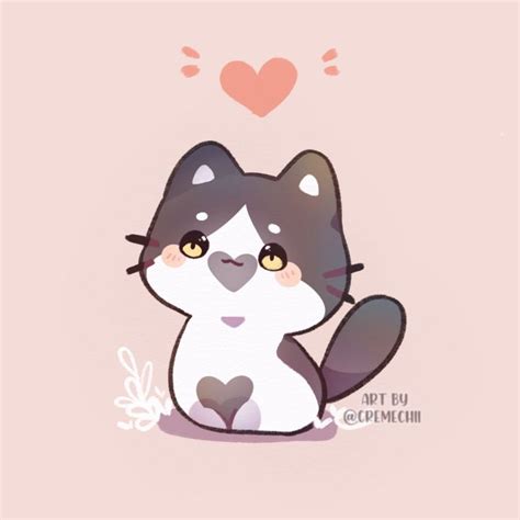 Cremechii Cute Animal Drawings Kawaii Kawaii Cat Drawing Cute Cat