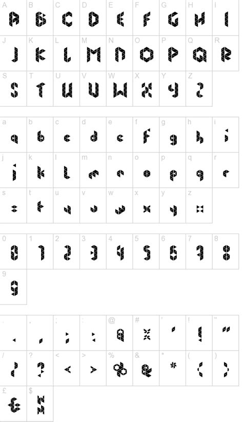 Prism Font Alphabet Symbols Character Map Doodle Lettering Free