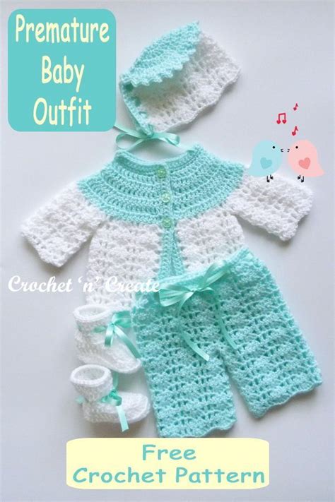 Free Crochet Premature Baby Outfit Pattern Crochet Patterns Free Baby