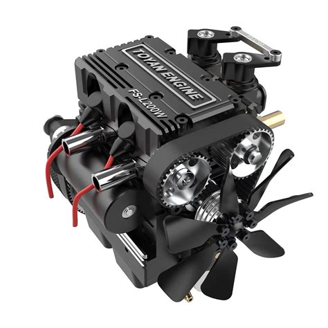 Buy Mini Engine Kit For Adults Toyan Fs L200w 7cc 2 Cylinder 4 Stroke