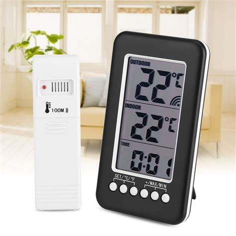 Otviap Wireless Thermometerlcd Digital Indoor Outdoor Thermometer