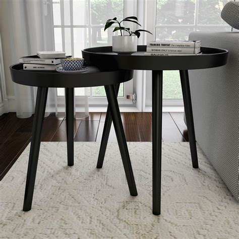 Maybe you would like to learn more about one of these? Nesting End Tables Circular Contemporary Deco by Lavish ...