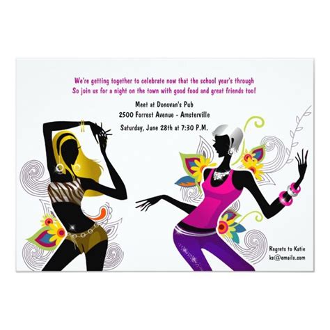 Create your own Invitation | Zazzle.com | Girls night out ...