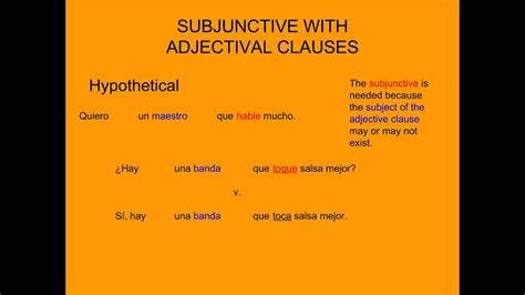 Check spelling or type a new query. Subjunctive with Adjectival Clauses - YouTube