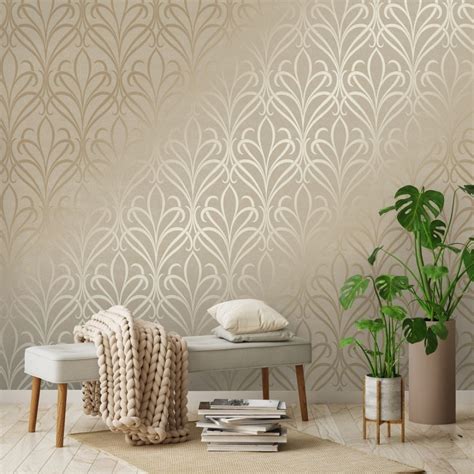 Review Of Cream And Gold Living Room Wallpaper 2023