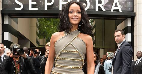 Rihanna Goes Braless In Paris After Sporting See Through Dress Pics