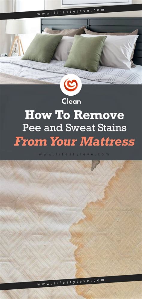 If soiling remains, mix a few squirts of dish. How To Remove Pee and Sweat Stains From Your Mattress ...