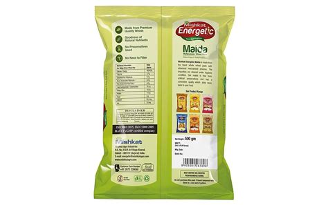 Mishkat Energetic Maida Multipurpose Wheat Flour Pack 500 Grams