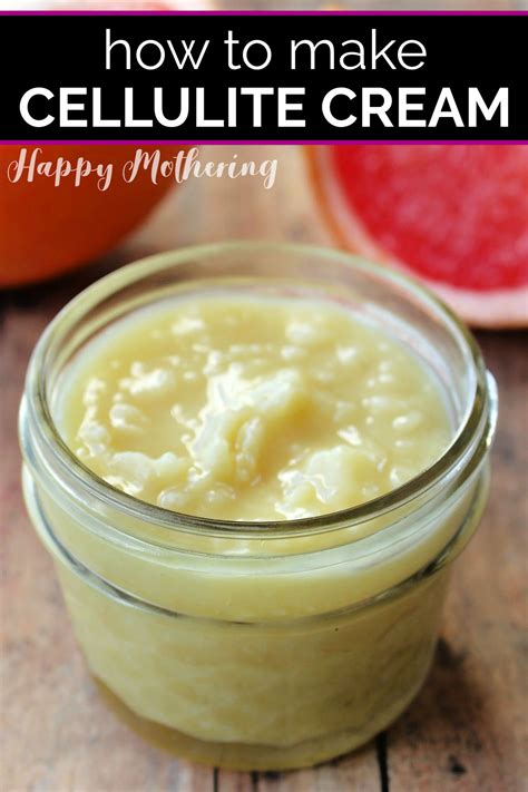 Diy Cellulite Cream With Natural Ingredients Happy Mothering