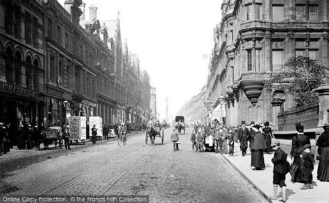 Old Photo Of Grainger Street 1900 Newcastle Upon Tyne Newcastle