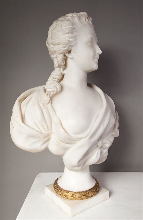 French Marble Bust Sc013 Other Antiques Sculptures