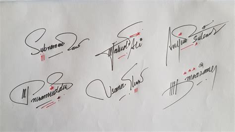 √ Signatures Of Famous People