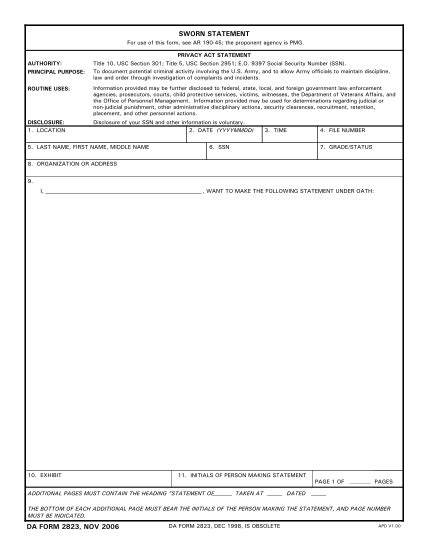 18 Da Forms 638 Free To Edit Download And Print Cocodoc